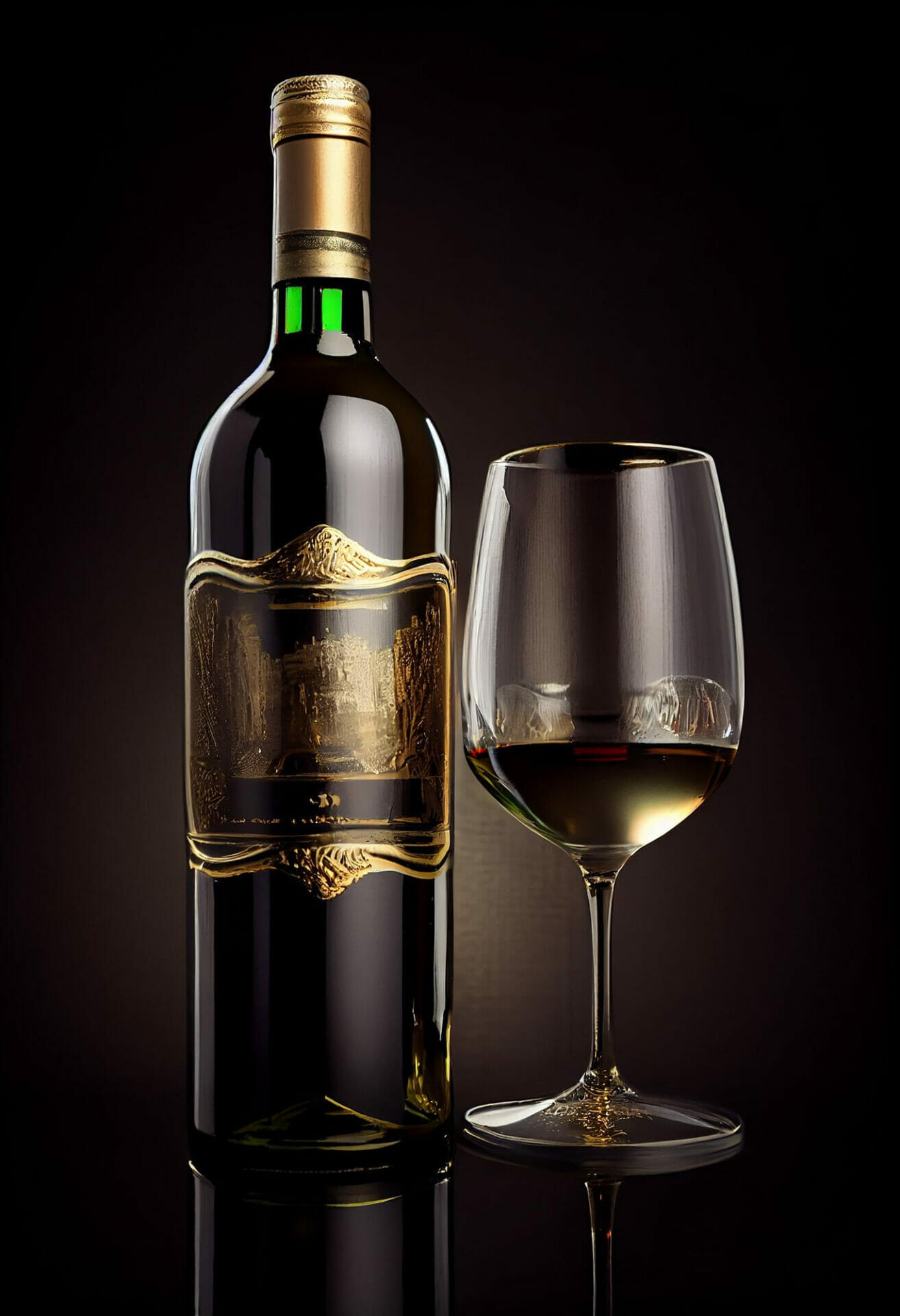 yachtsandmore lifestyle luxury wine bottle with wine class