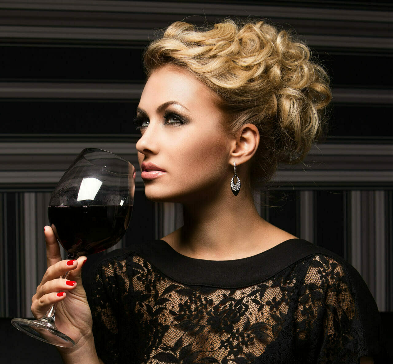 Sweet and charming woman with unknown secrets